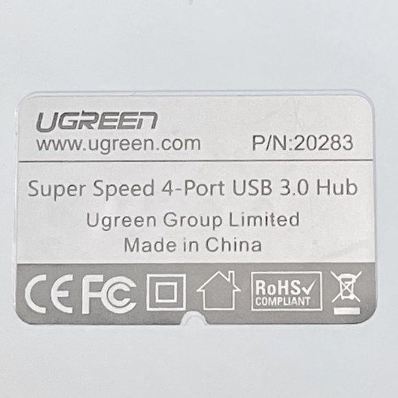 4 Port USB Hub White - Picture 8 of 9